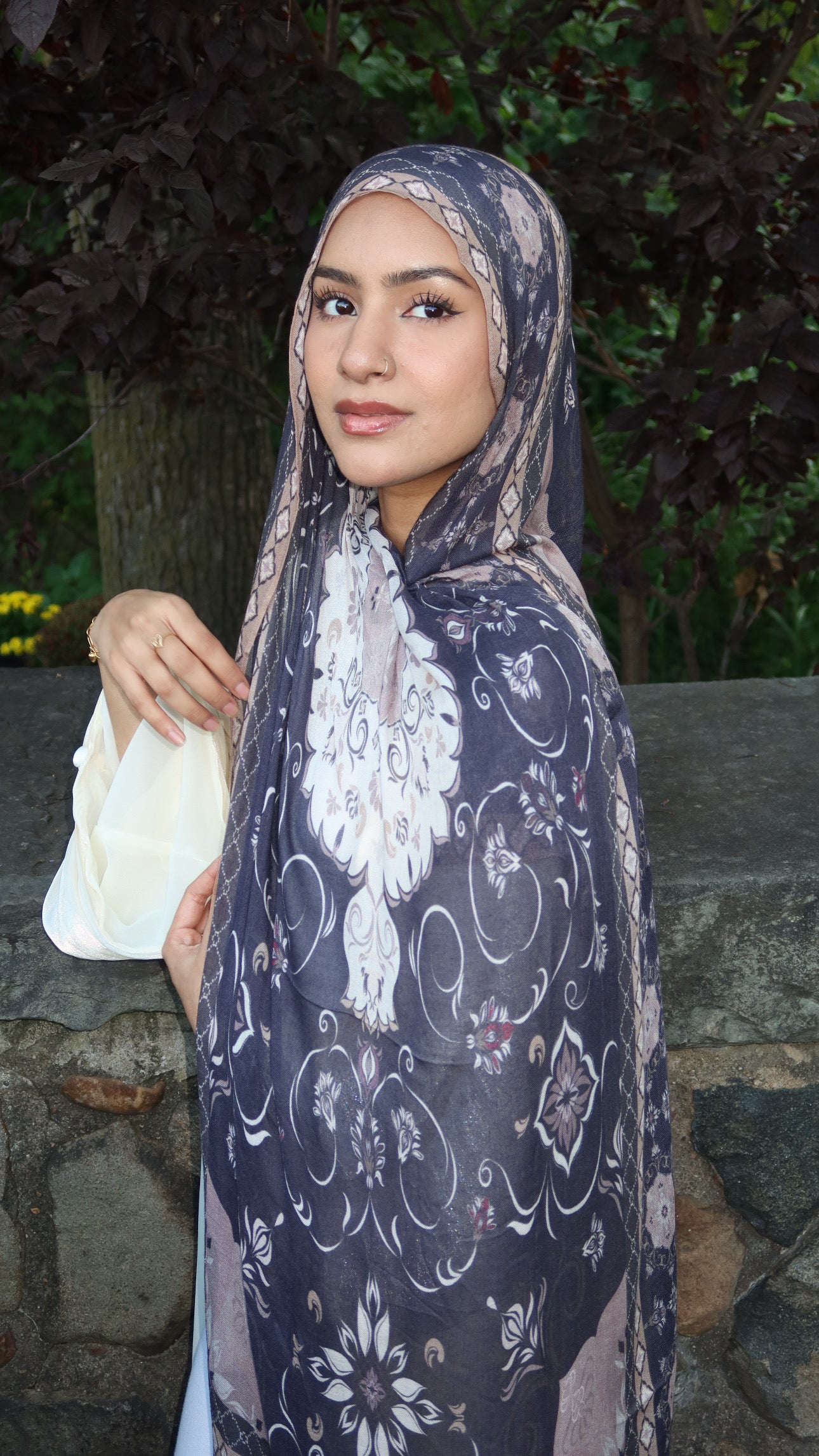 Navy Midnight Pashmina