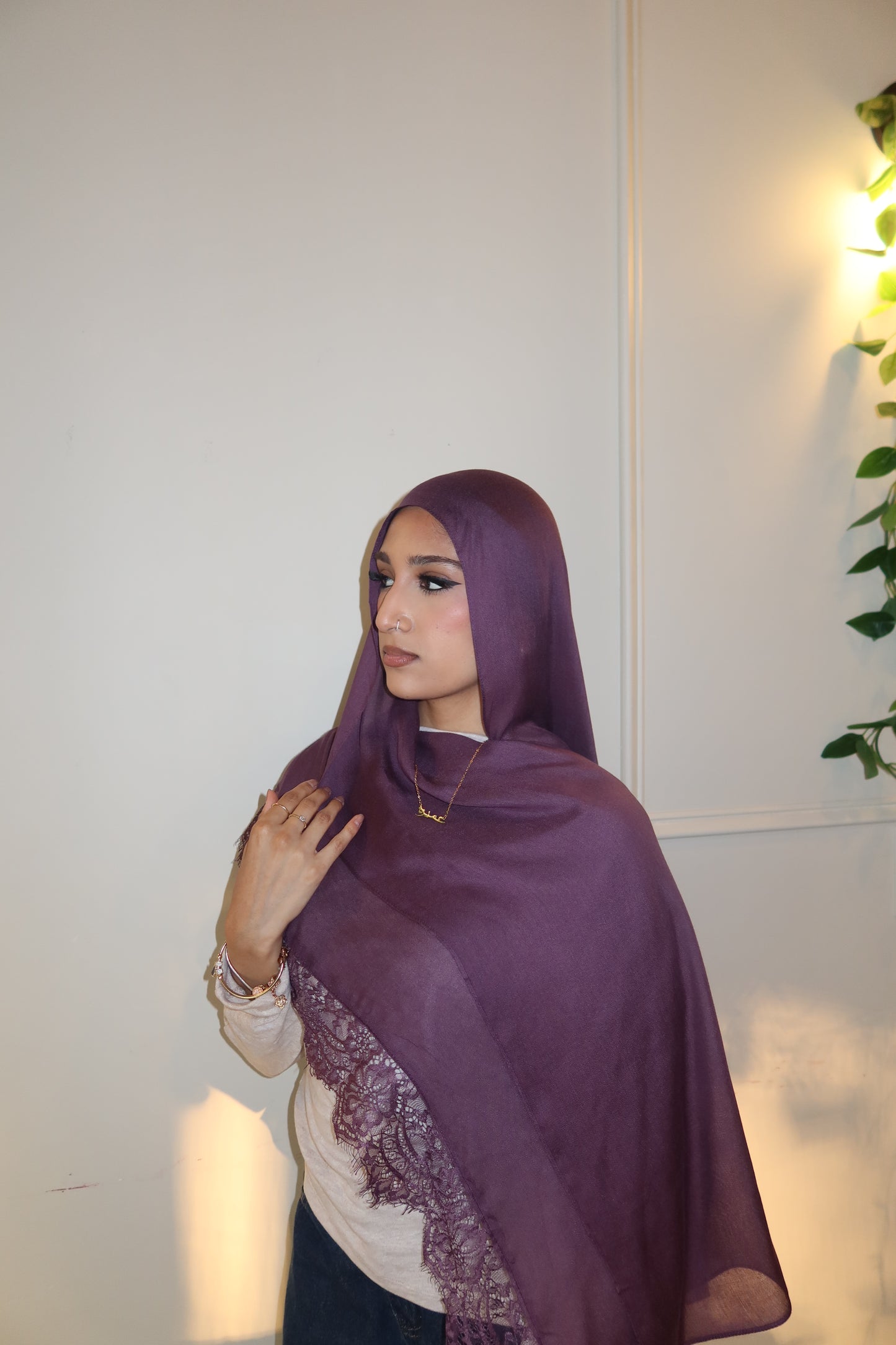 Dusty Plum Lace