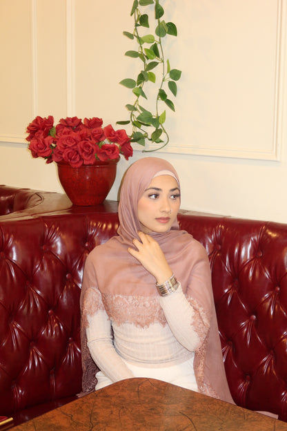 Dusty Pink Lace