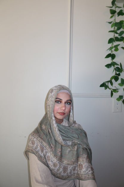 Soft Sage Pashmina