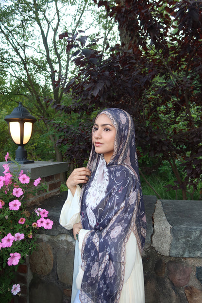 Navy Midnight Pashmina