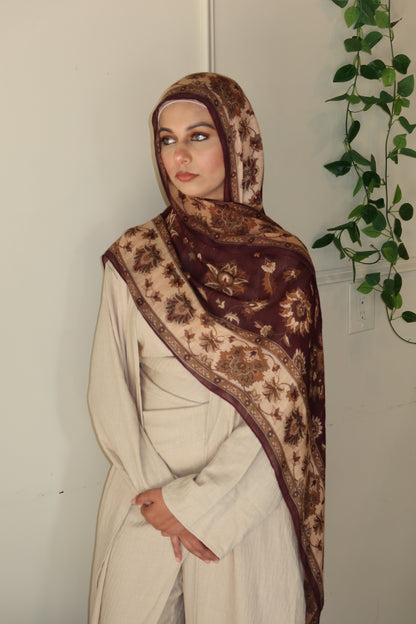 Chocolate Autumn Pashmina