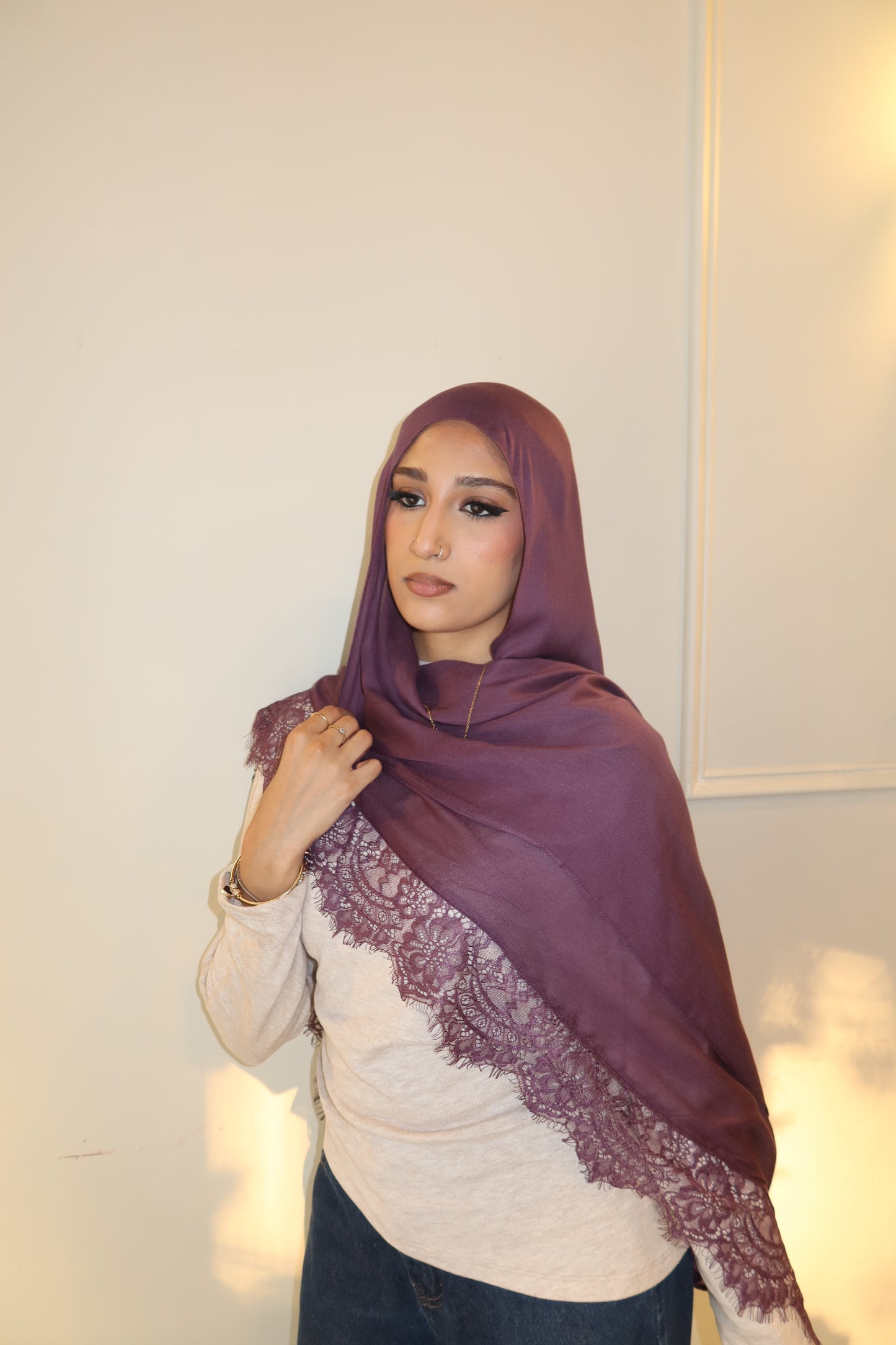 Dusty Plum Lace
