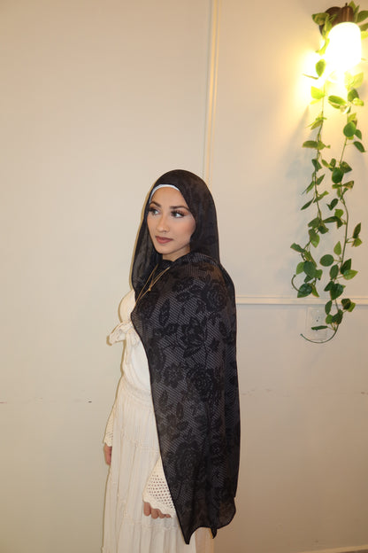 Black Vintage Lace
