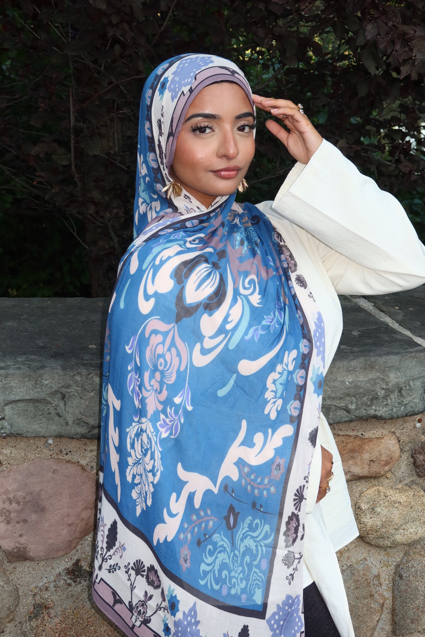 Sapphire Blue Pashmina