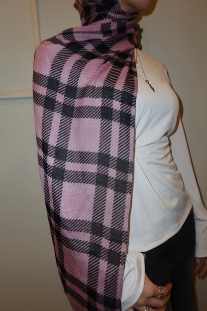 Pink Noir Plaid