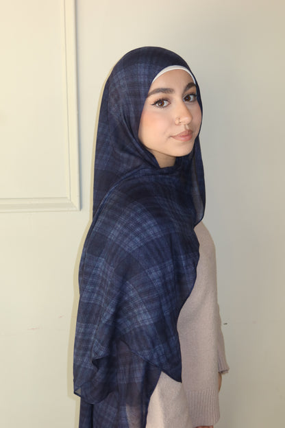 Navy Blue Plaid