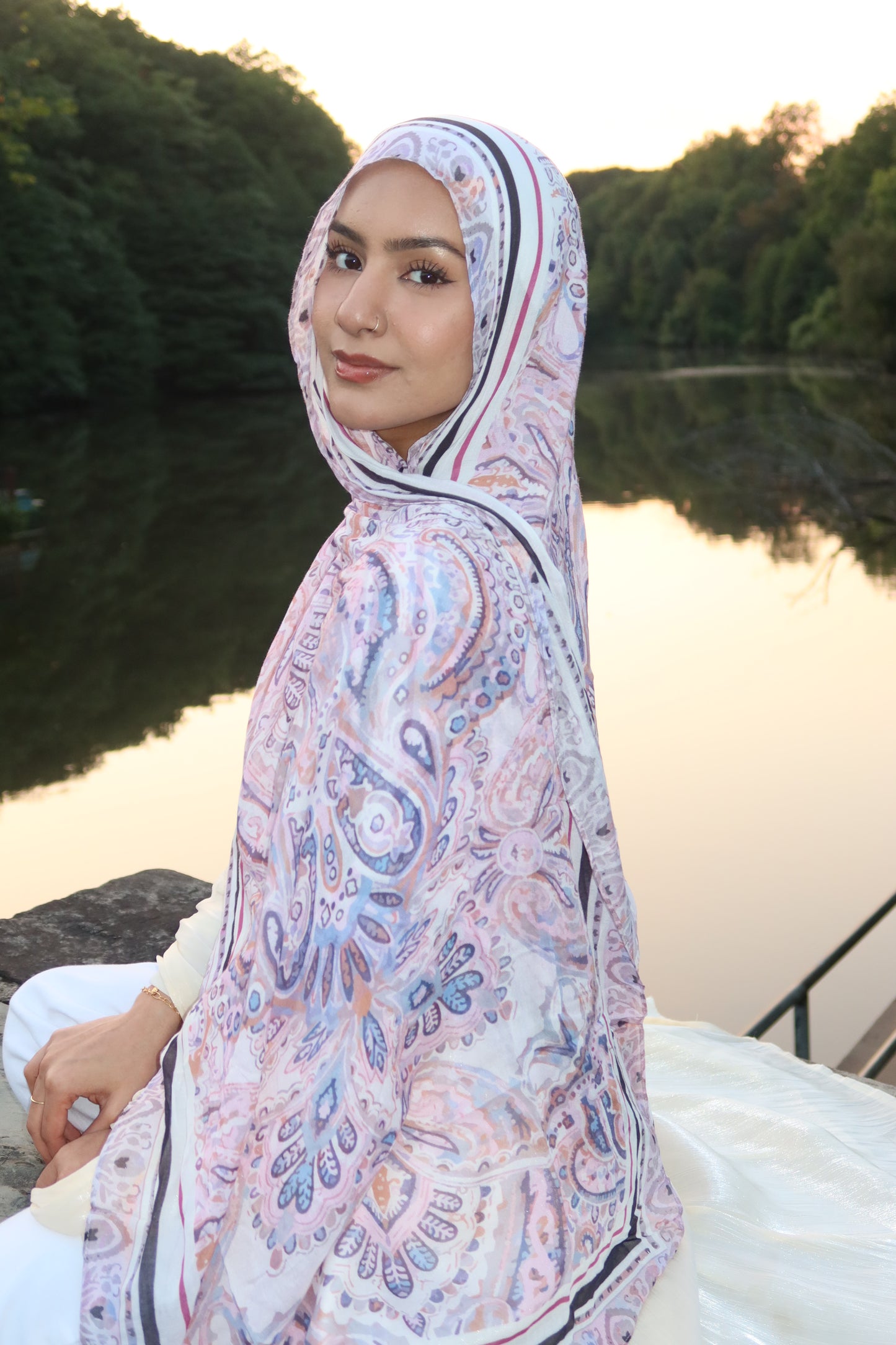 Lavender Rose Pashmina