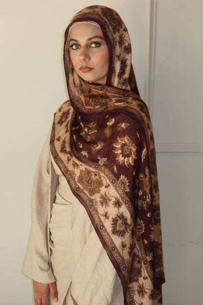 Chocolate Autumn Pashmina