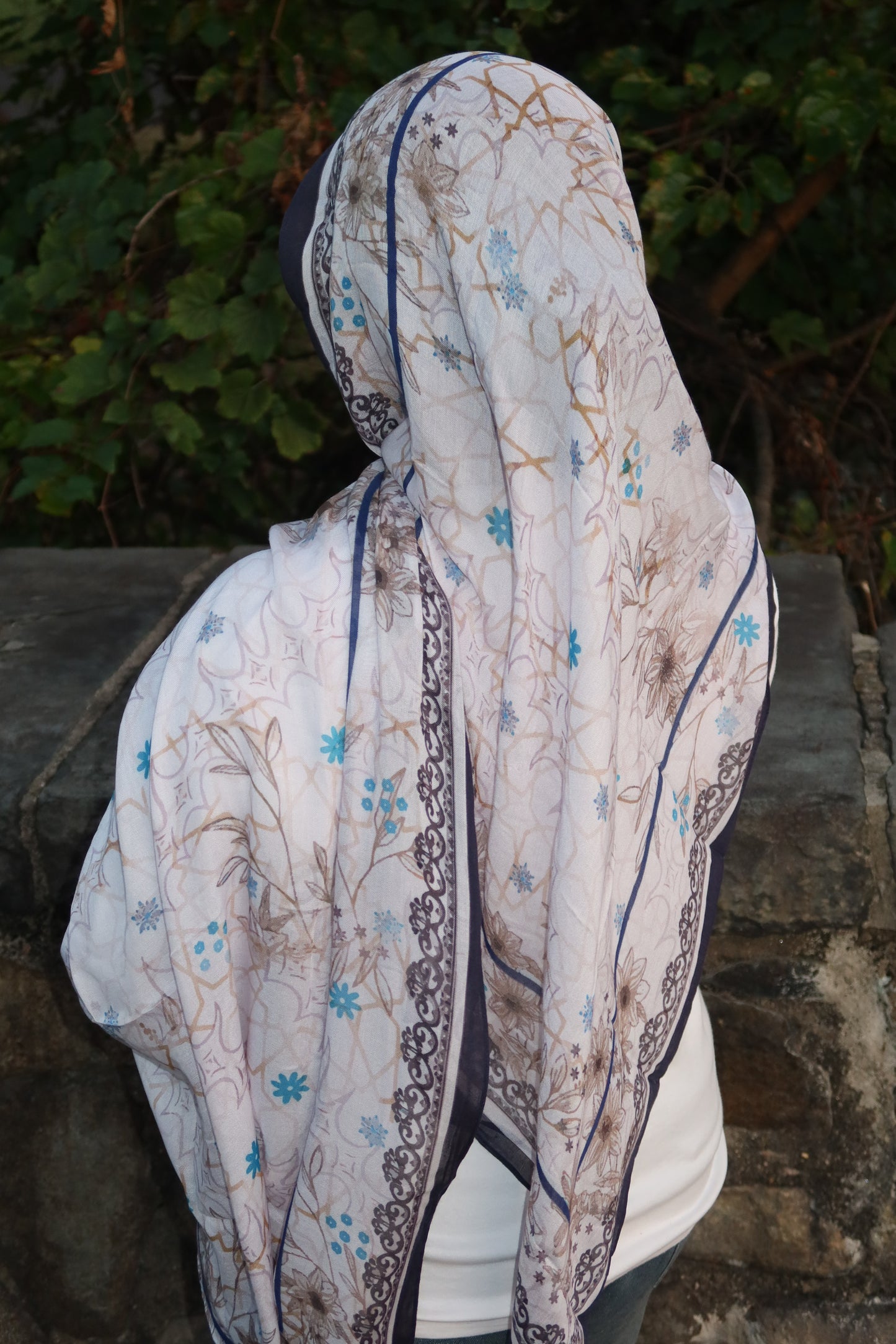 Crystal Pearl Pashmina