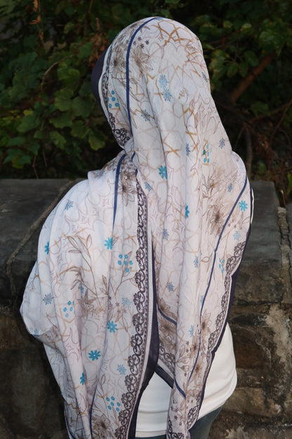 Crystal Pearl Pashmina