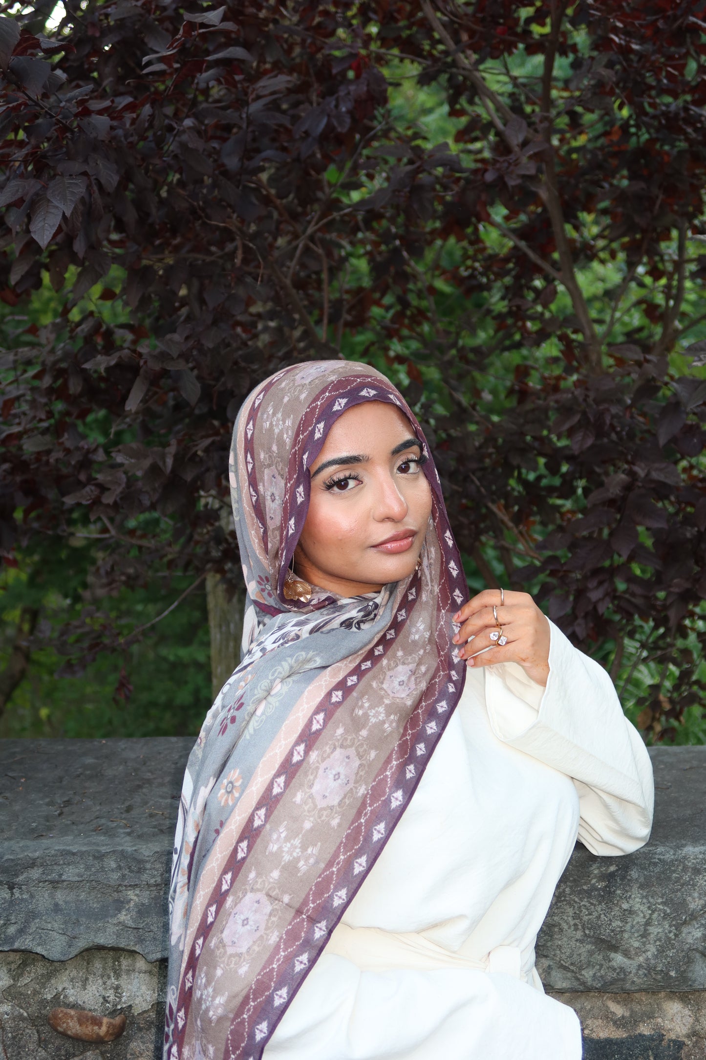 Autumn Sage Pashmina