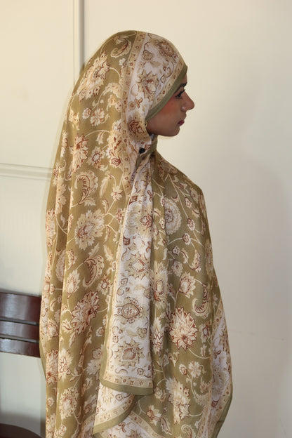 Olive Heirloom Pashmina