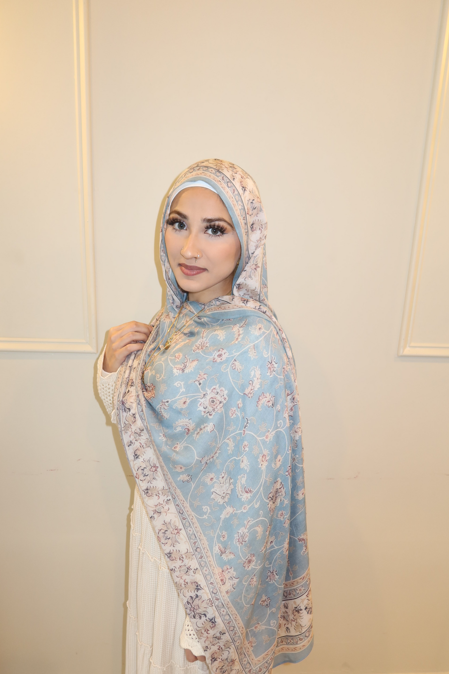 Soft Blue Pashmina