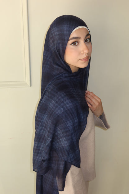 Navy Blue Plaid