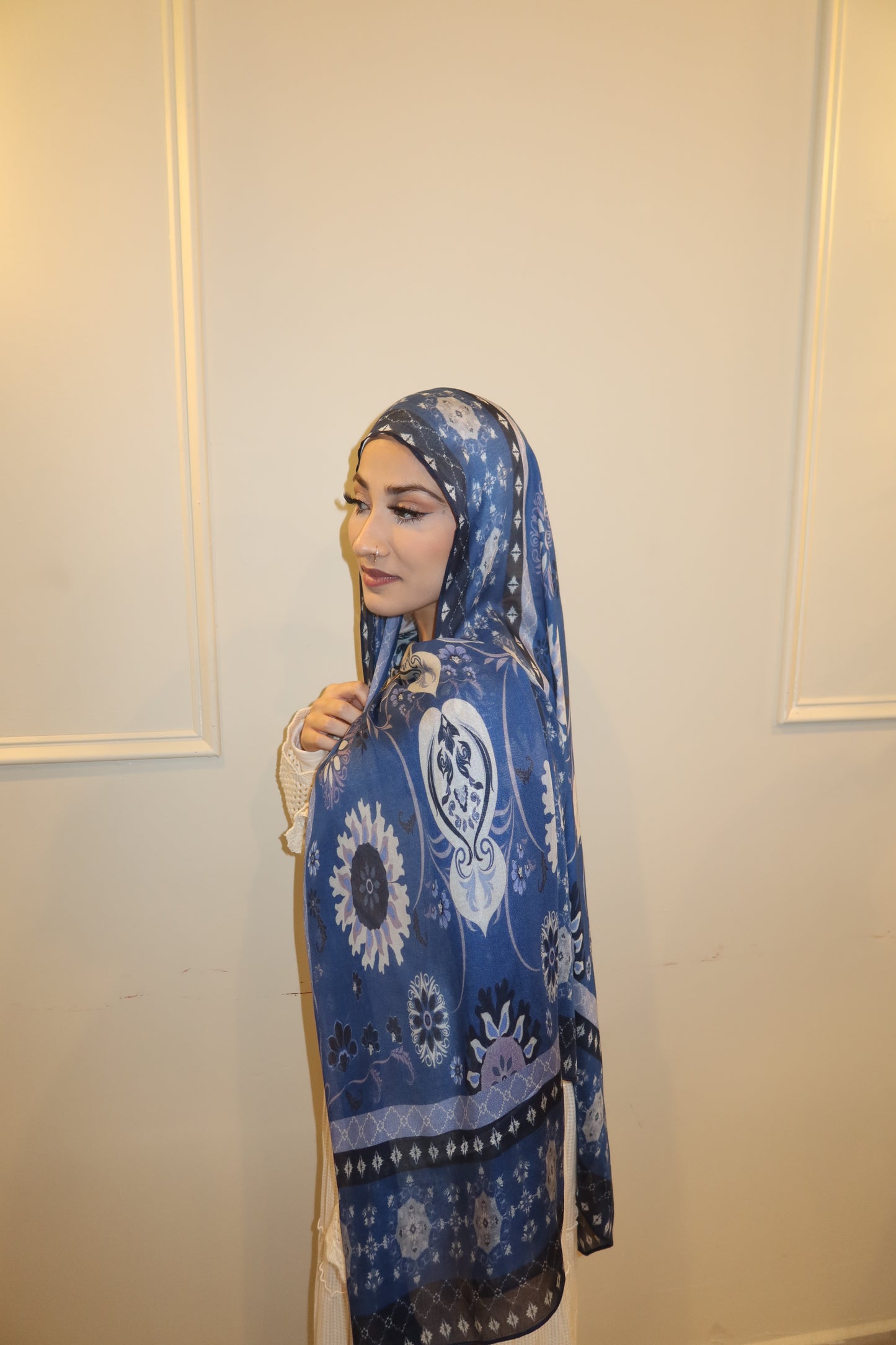 Royal Blue Pashmina
