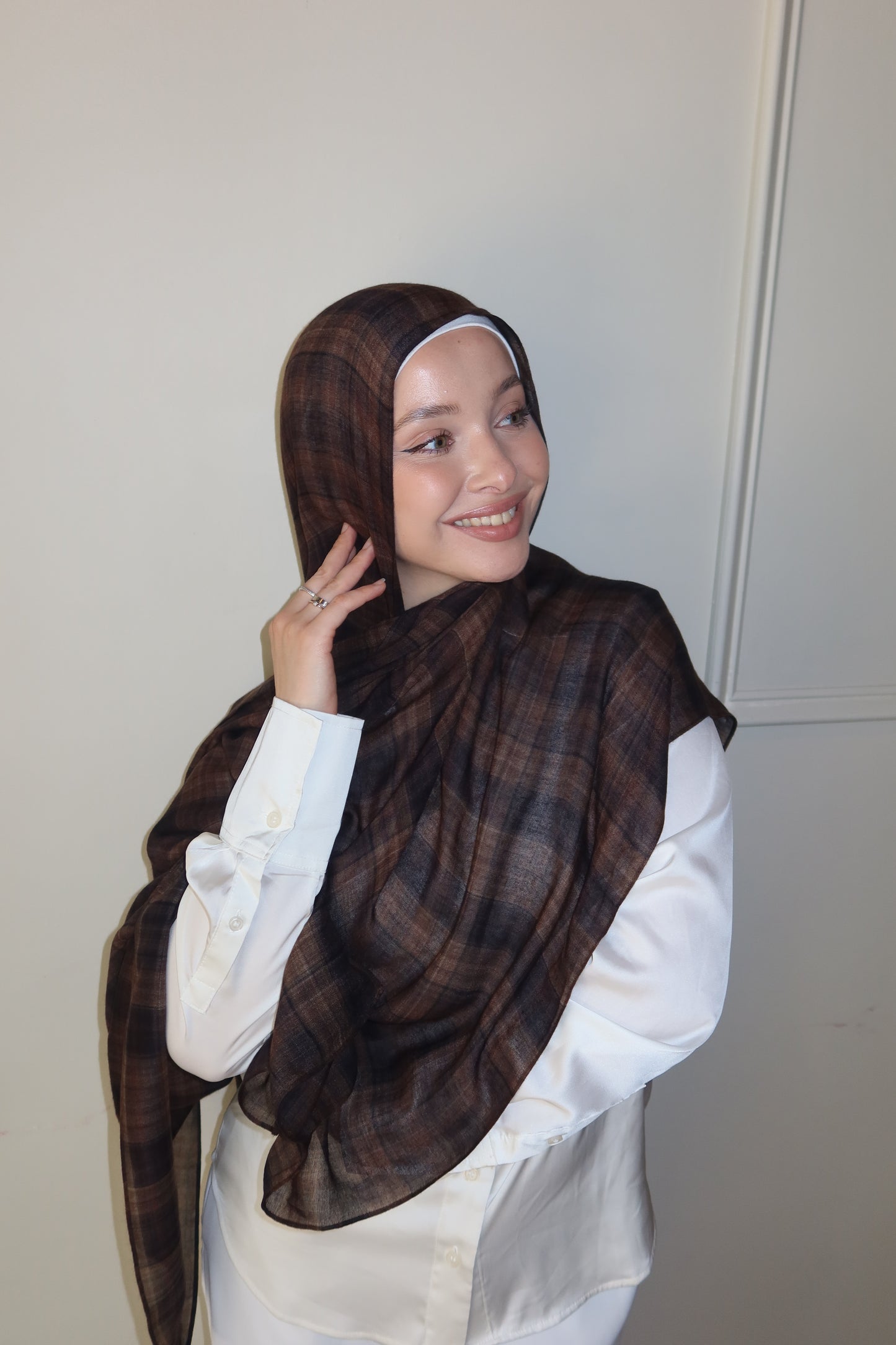 Espresso Brown Plaid