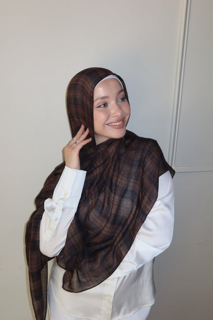 Espresso Brown Plaid