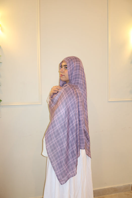 Lilac Blush Plaid