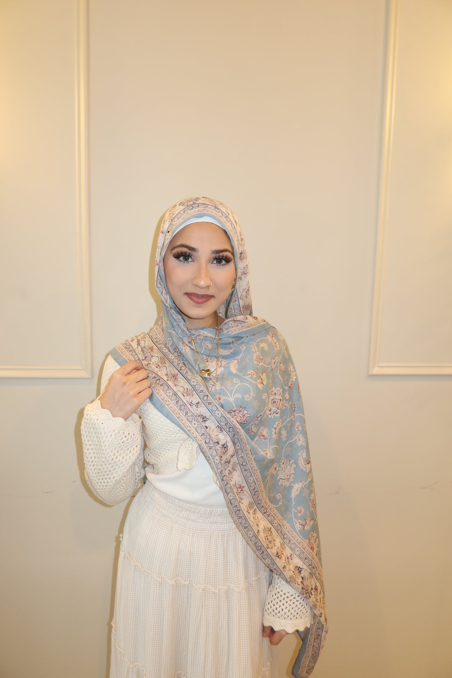 Soft Blue Pashmina