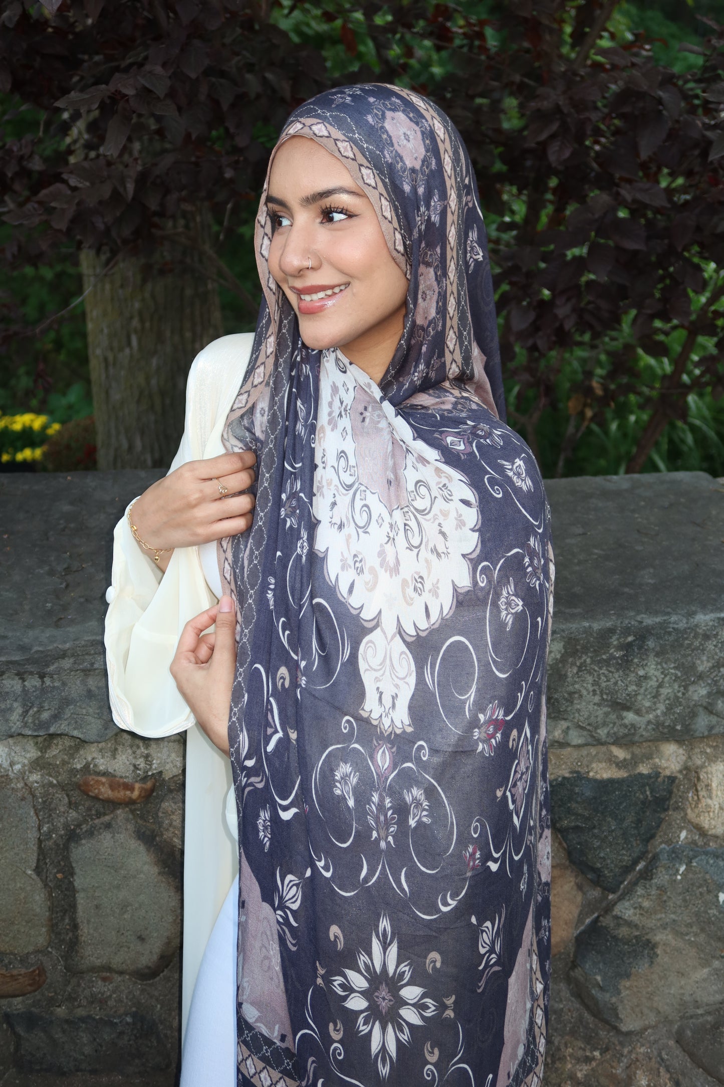 Navy Midnight Pashmina