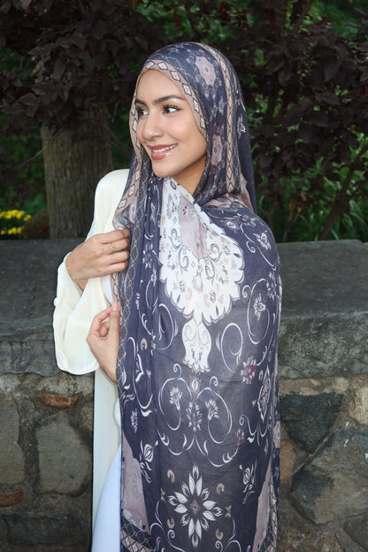 Navy Midnight Pashmina