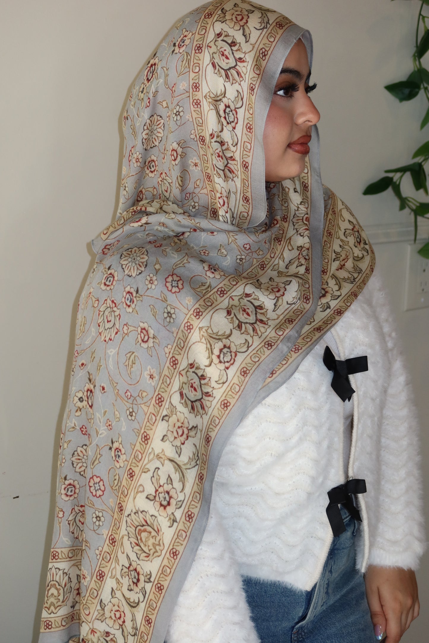 Frosted Dove Pashmina