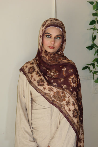 Chocolate Autumn Pashmina