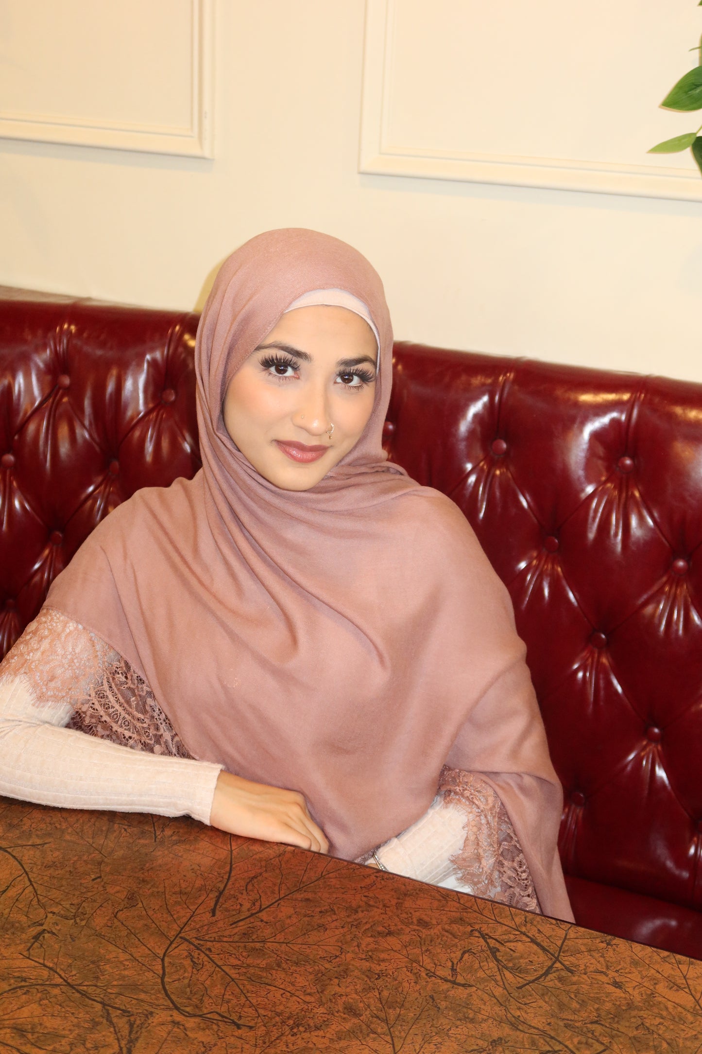 Dusty Pink Lace