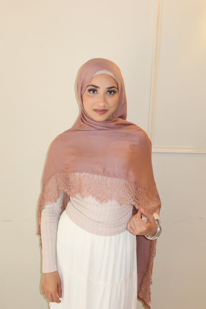 Dusty Pink Lace