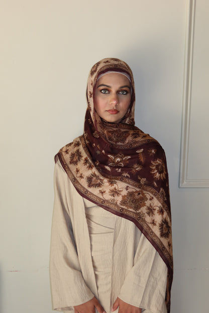 Chocolate Autumn Pashmina