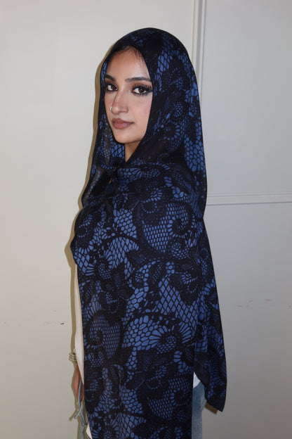 Blue Vintage Lace