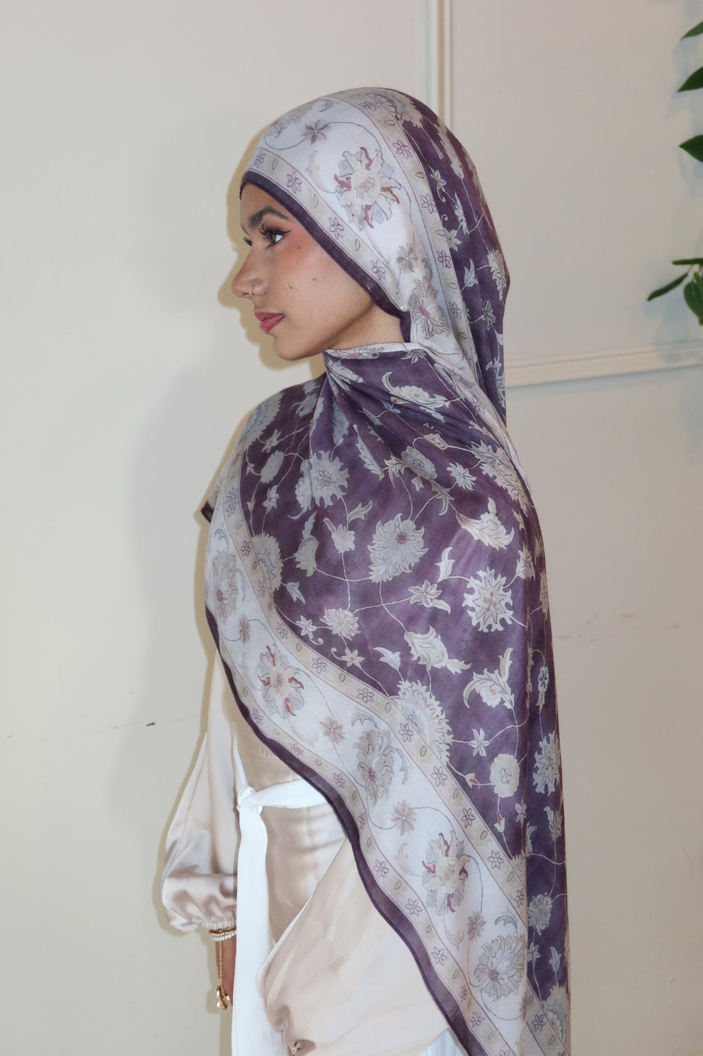 Plum Haze Pashmina