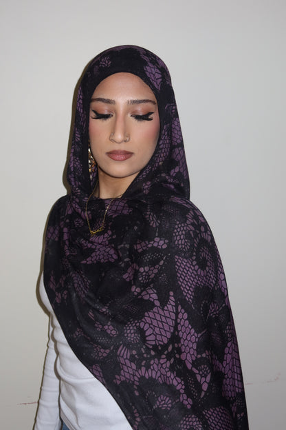 Purple Vintage Lace