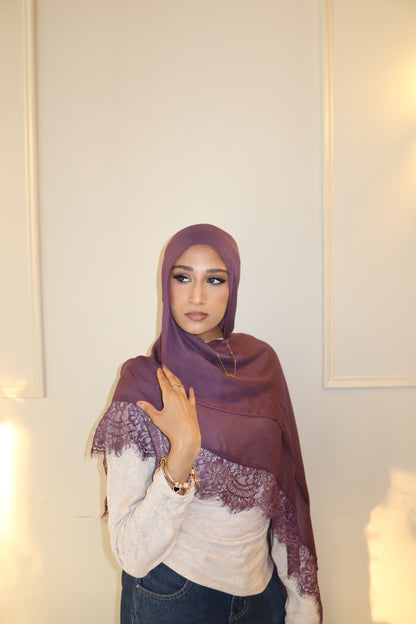 Dusty Plum Lace