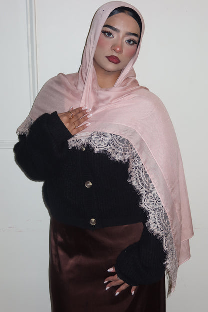 Pink Peach Lace