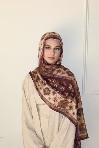 Chocolate Autumn Pashmina