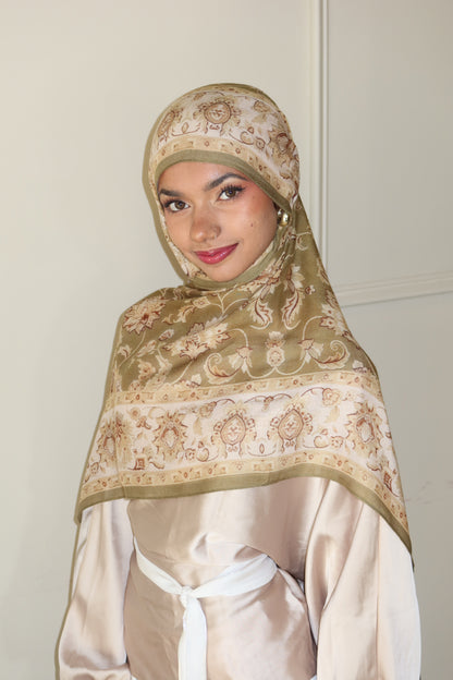 Olive Heirloom Pashmina