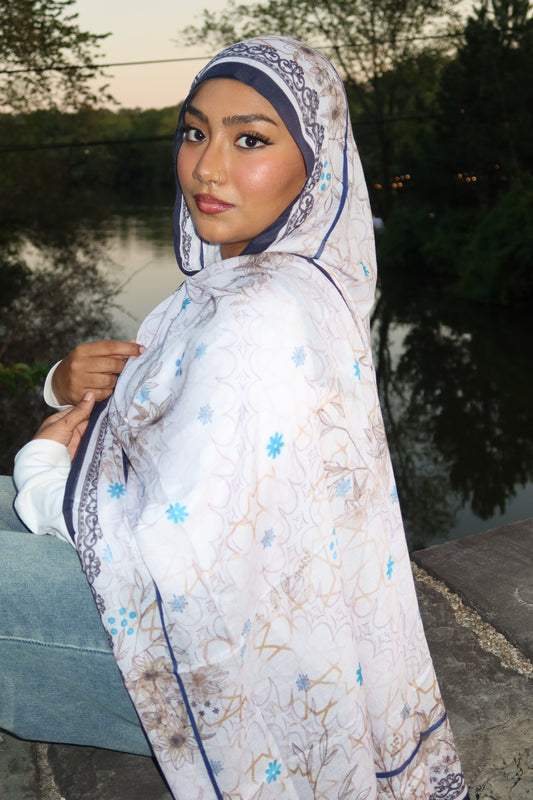 Crystal Pearl Pashmina