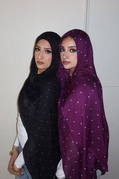 Black Polka Dot