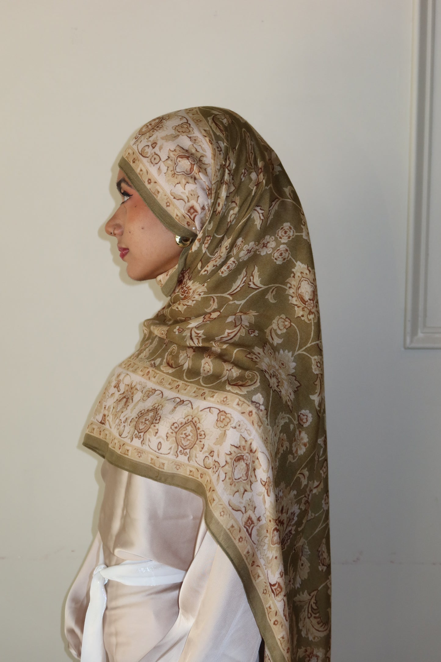 Olive Heirloom Pashmina