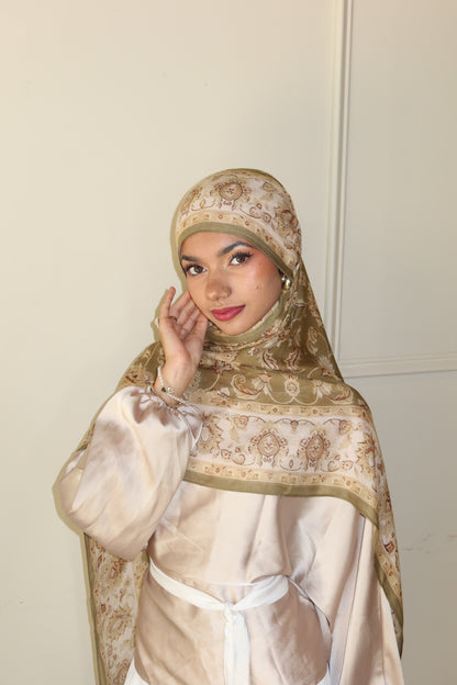 Olive Heirloom Pashmina