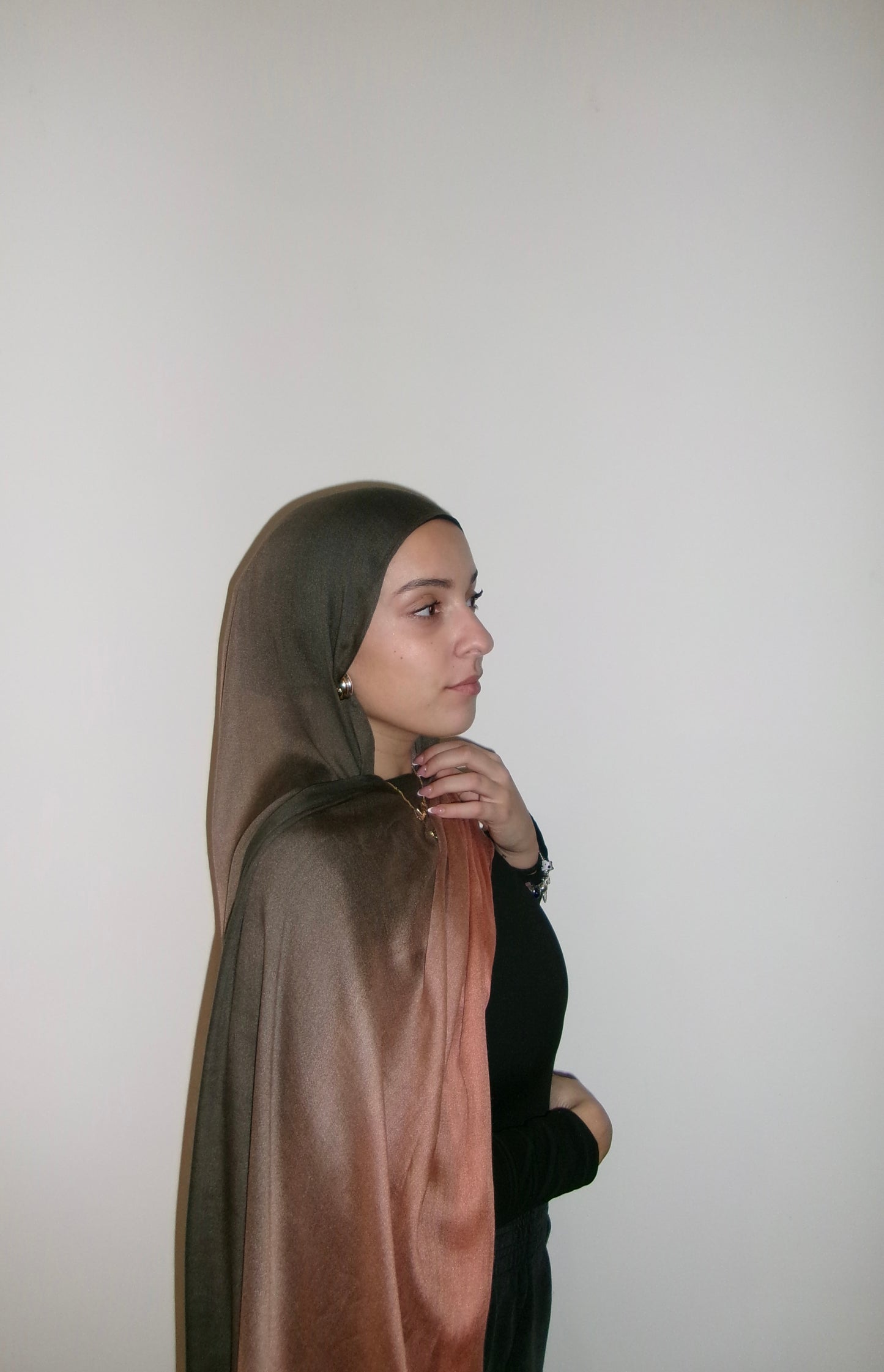 Ombre Olive Peach