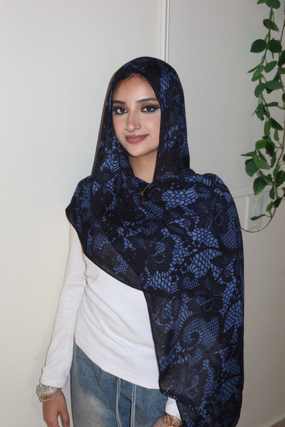 Blue Vintage Lace