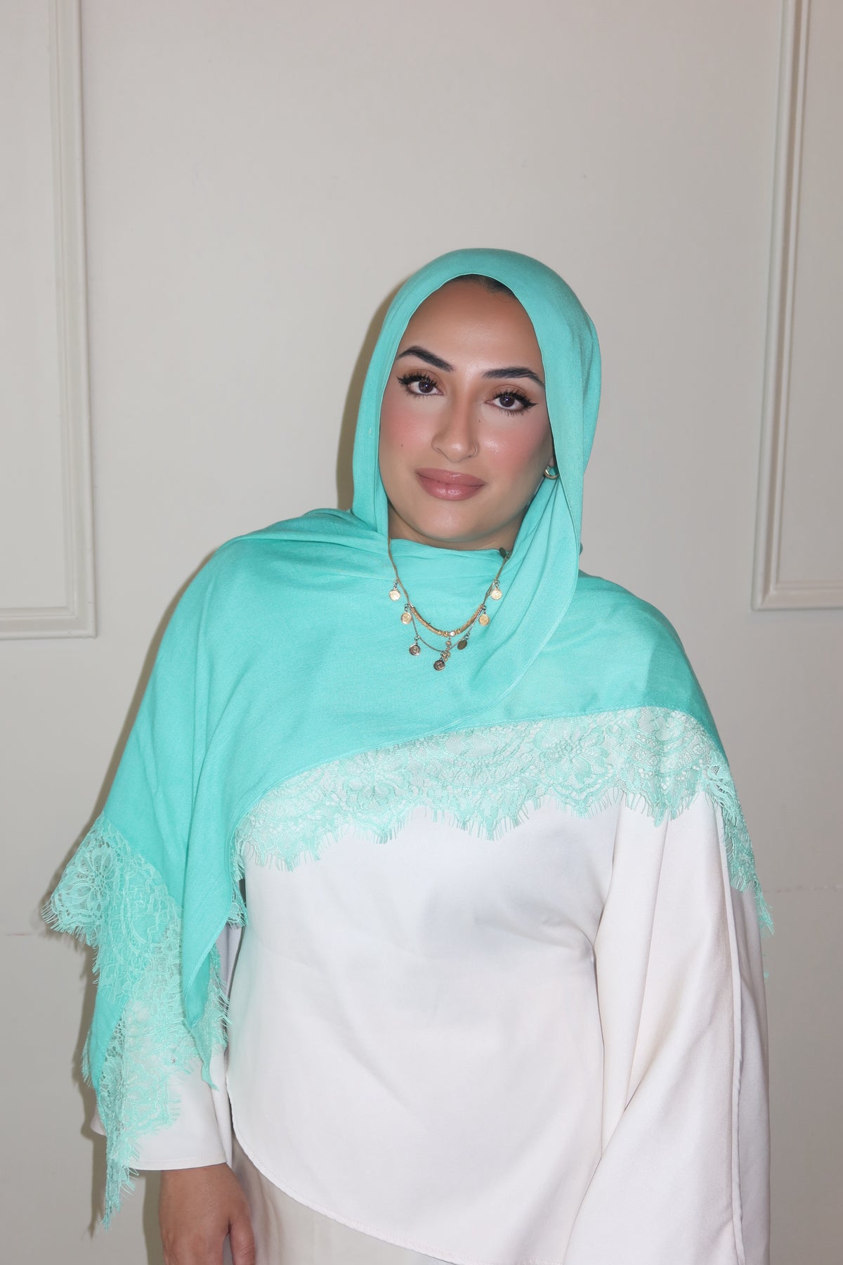 Turquoise Mint Lace