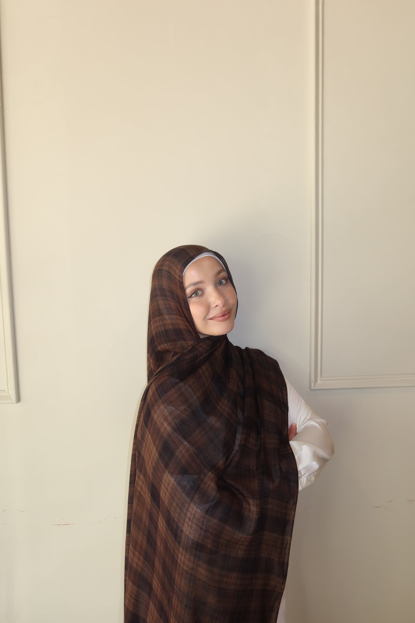 Espresso Brown Plaid