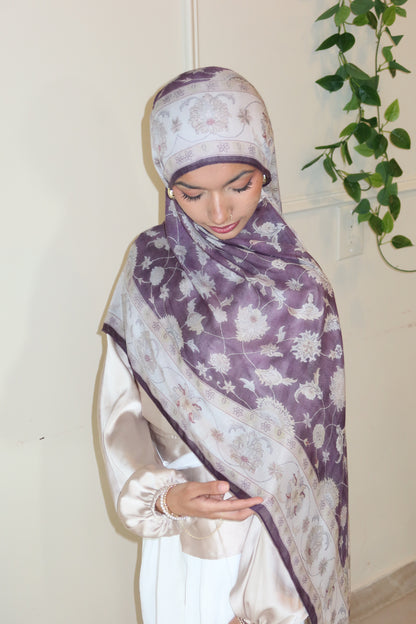 Plum Haze Pashmina