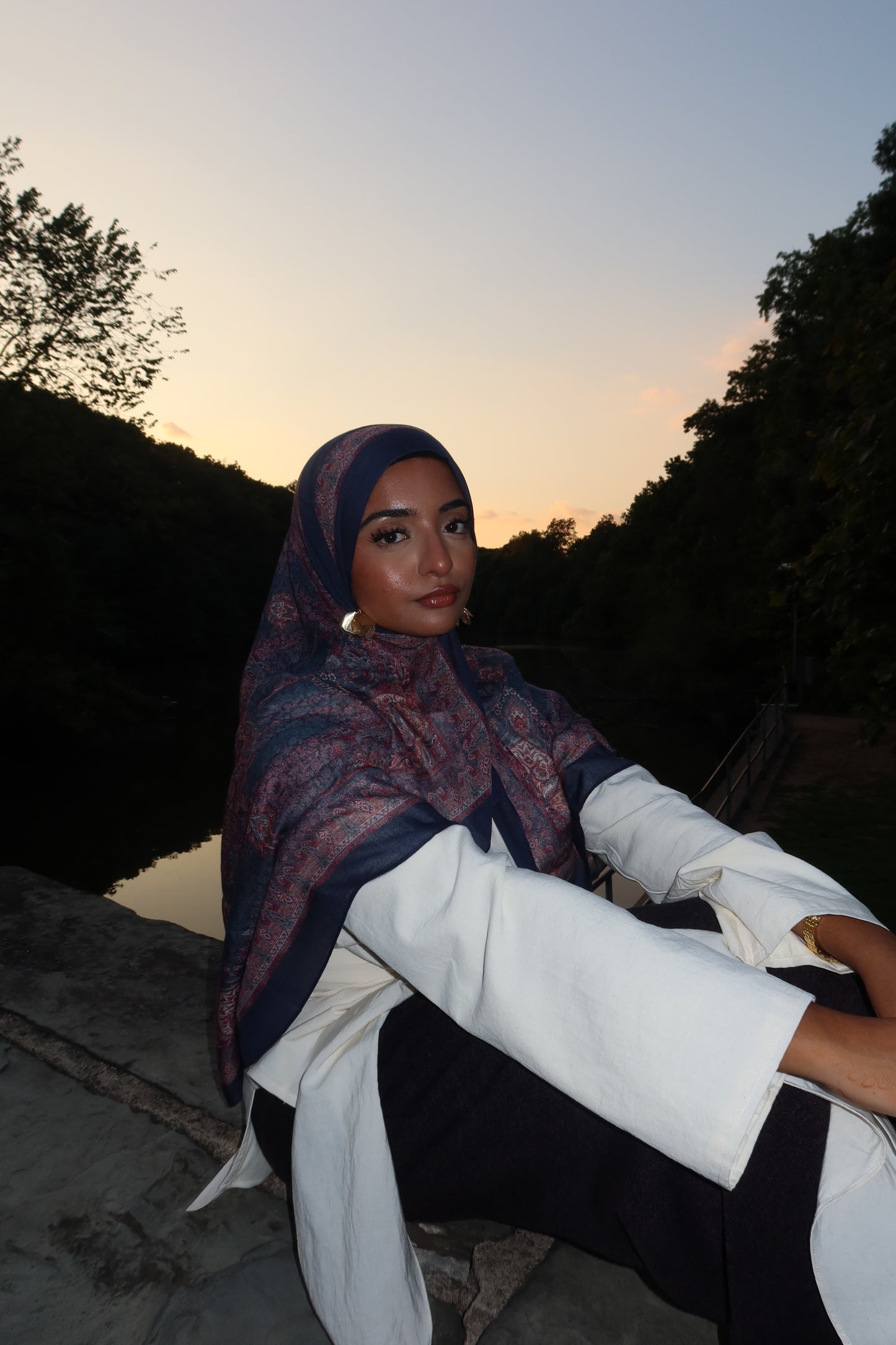 Royal Teal Pashmina