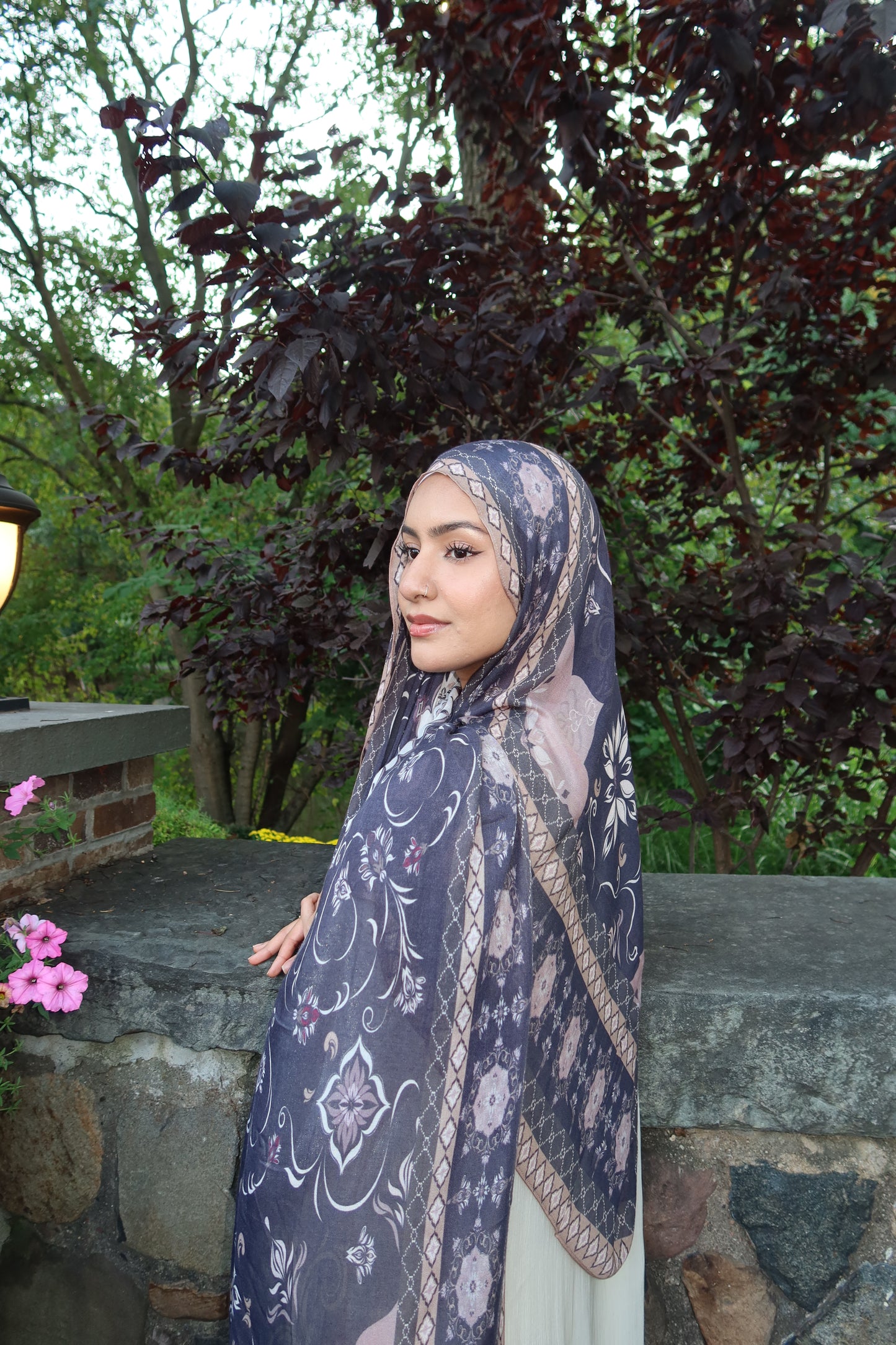 Navy Midnight Pashmina