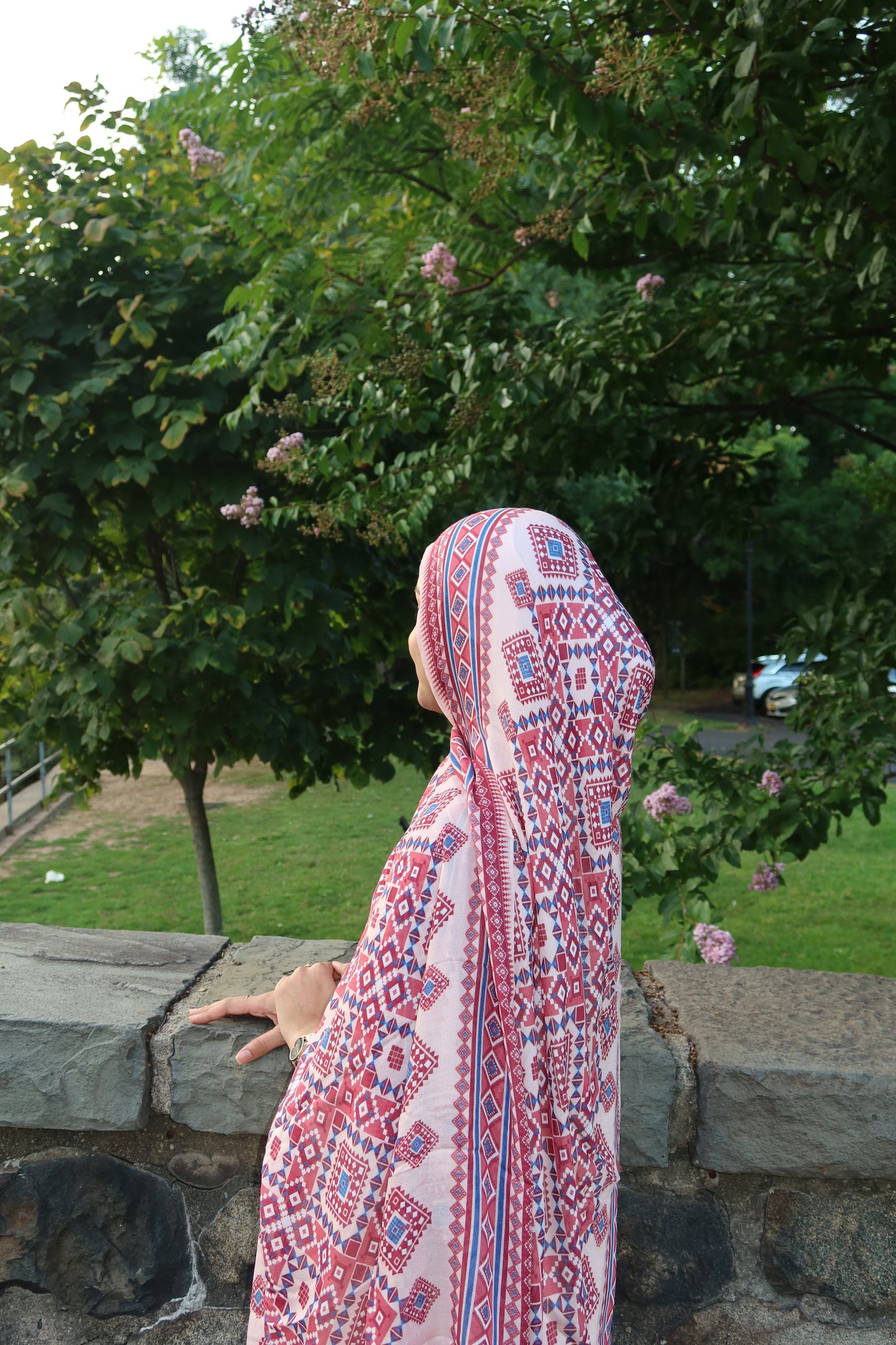 Ruby Mosaic Pashmina